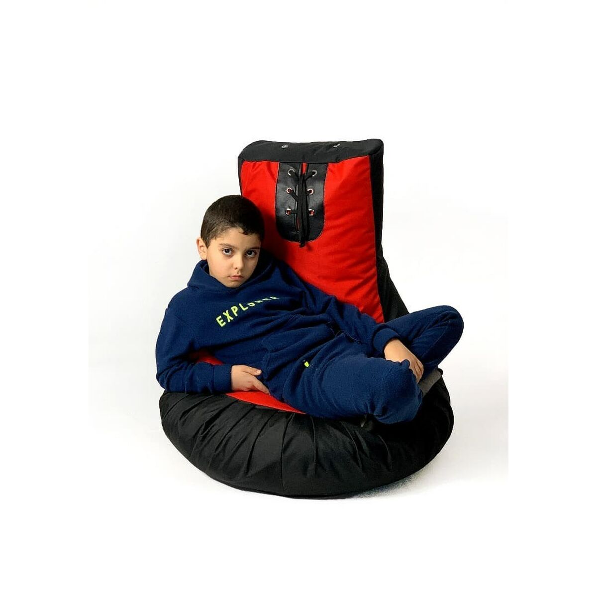 Puff GO GIFT Negru Roșu Oxford Mănuși de box